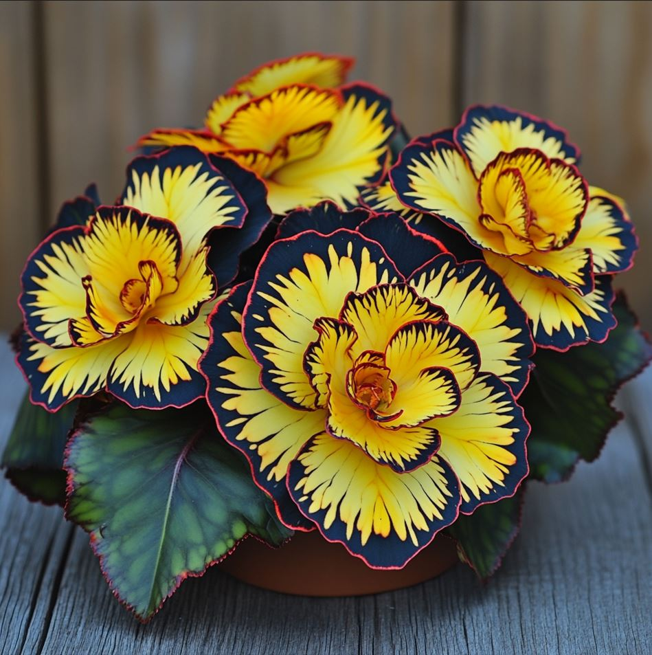 Begonia Rex ‘Golden Sunburst’