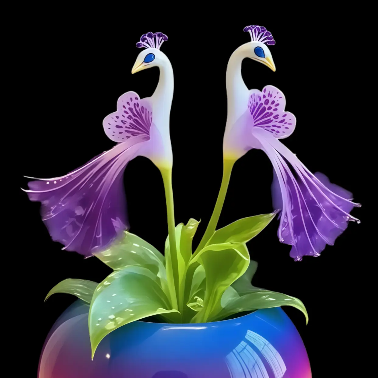💎 Peacock Bloom Orchid
