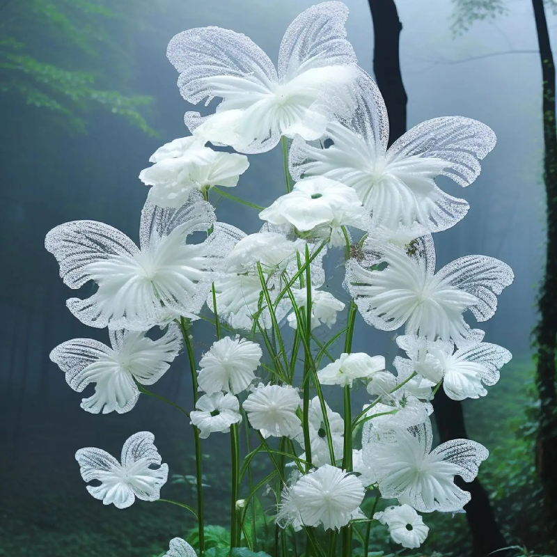 Weiße Schmetterlingsblumensamen – Erstaunliche Engelsfalterpflanze🔥