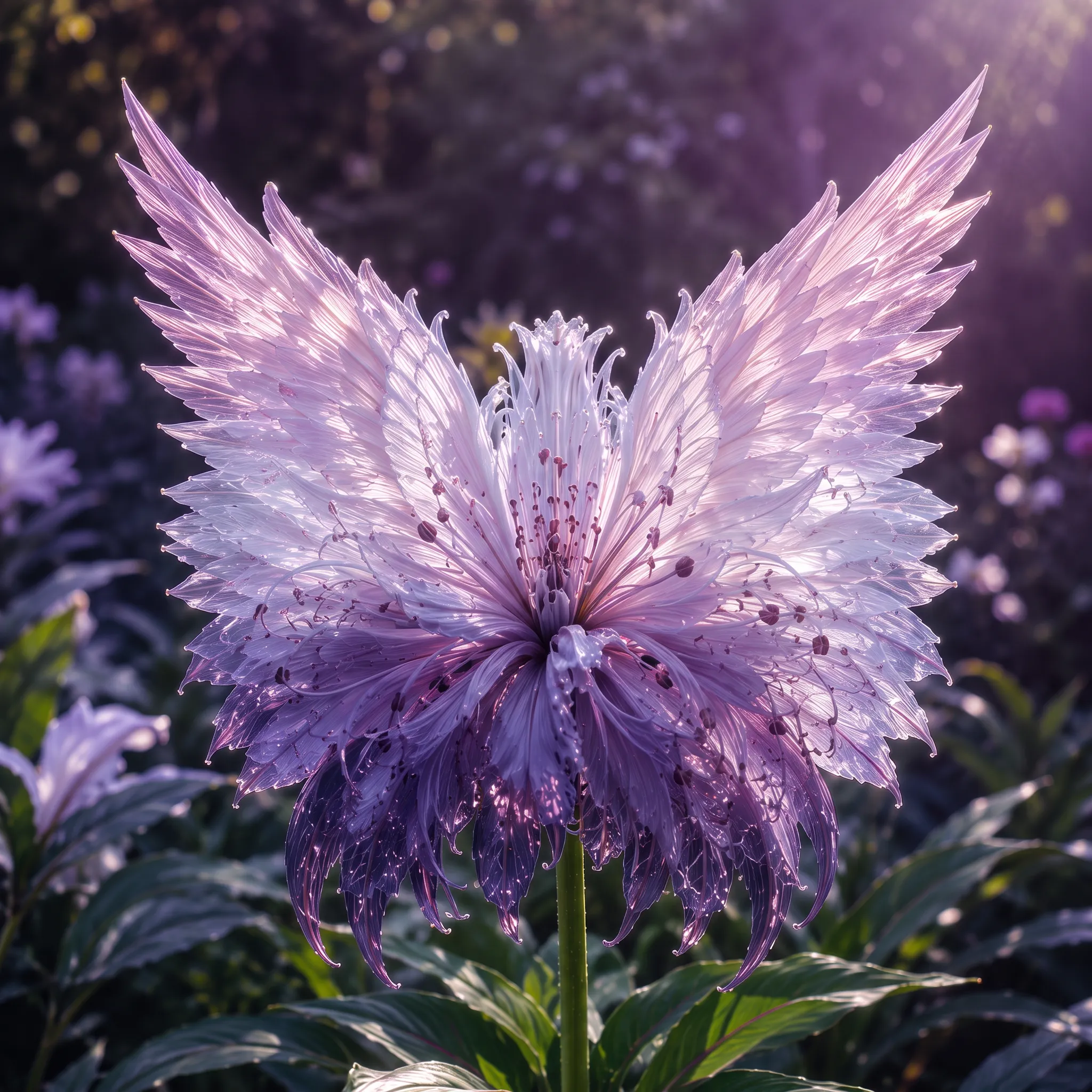 Seltene Engelsflügel Blumenzwiebeln