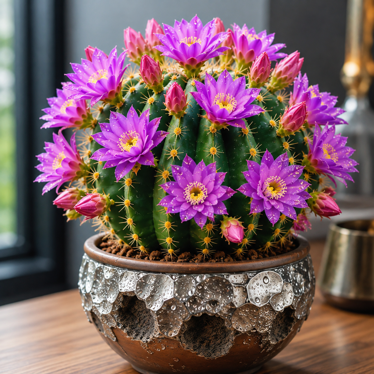 🌵 Dwarf Chin Cactus – The Easy-Care Flower That Blooms from Spring to Winter, Heat-Loving & Sun-Tolerant