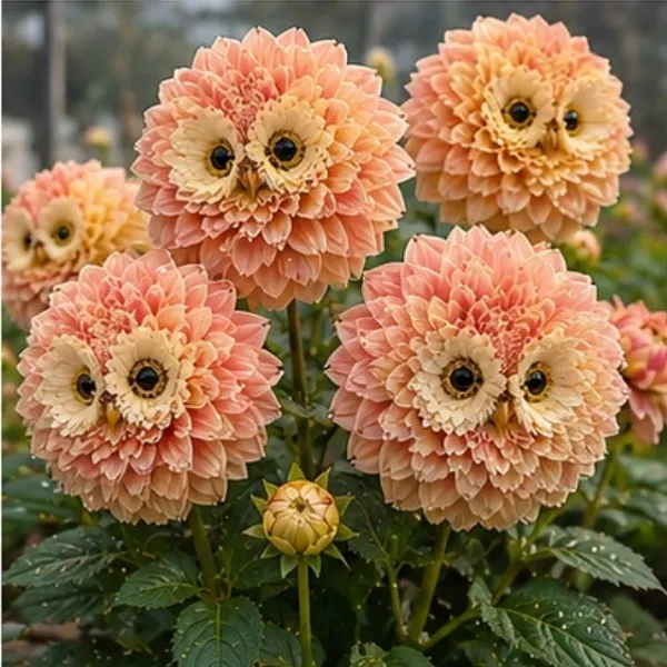 ✨ Magical Plants 🦉 Meet the Owl-Eye Dahlia Bulbs