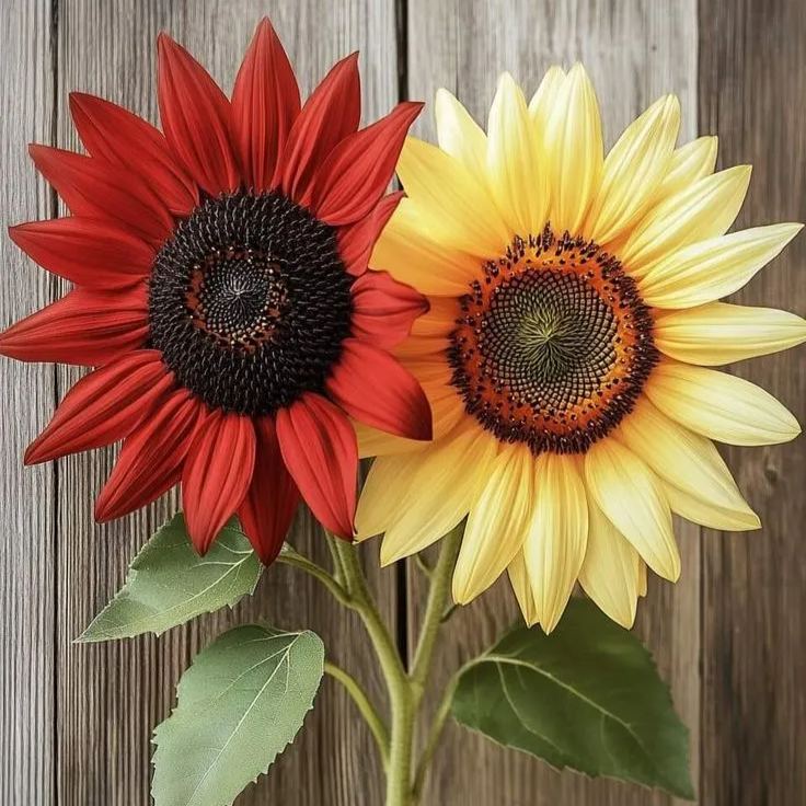 Dual Bloom Magic: Twin Sunflowers on One Stem Seeds