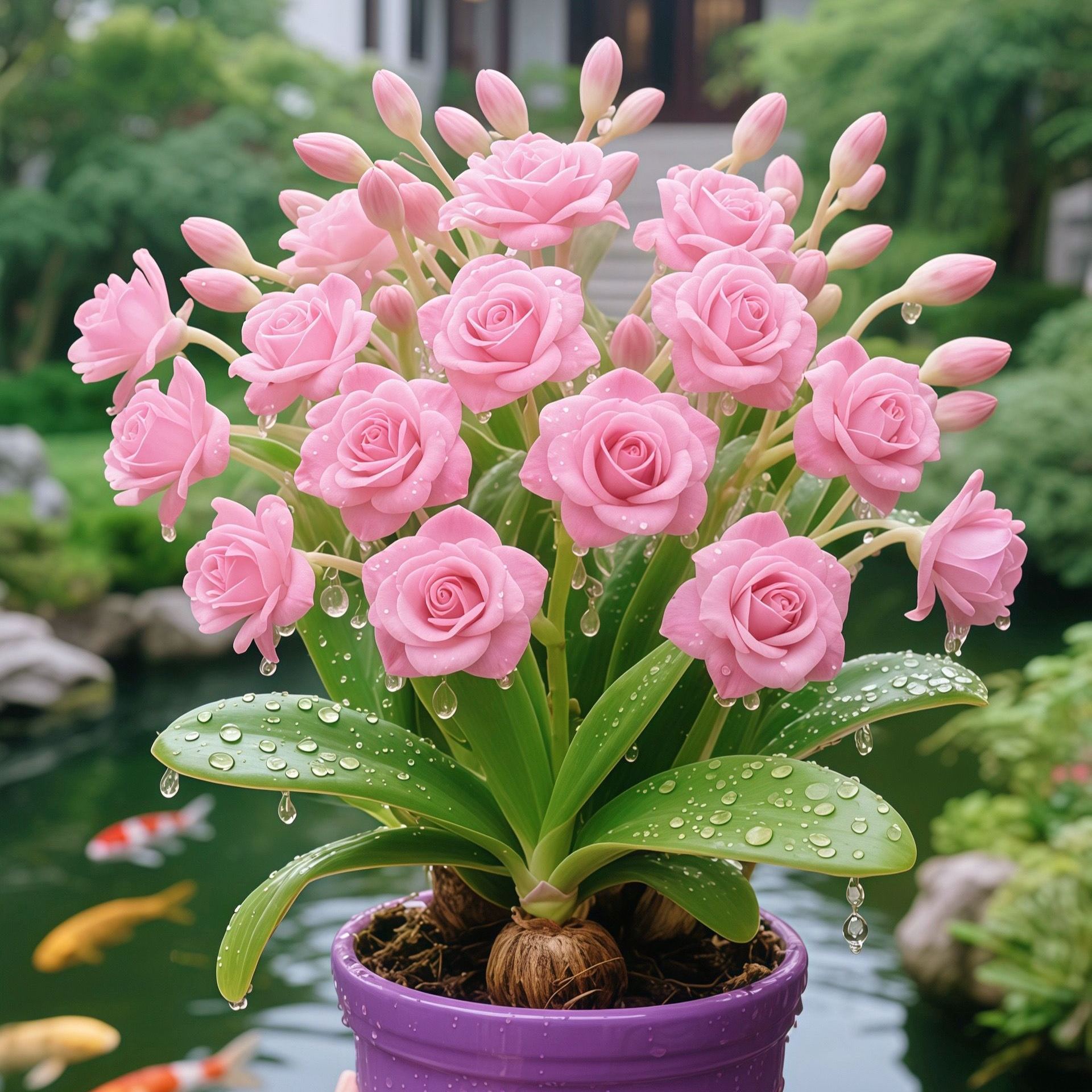 🌹🎉Double-flowered Rose Orchid Bulbs-Cold-resistant and fragrant