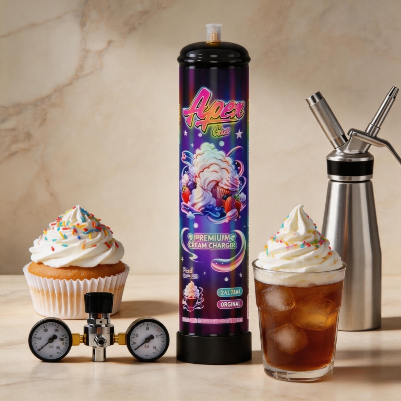 Whipped Cream Pressure Regulator Valve for Whipped Cream Chargers 0.95L 1.1L 3.3L 4.0L 4.5L with Upgraded Adapter & Hose Line