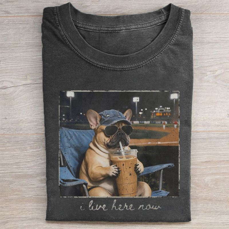 French Bulldog Baseball T-shirt