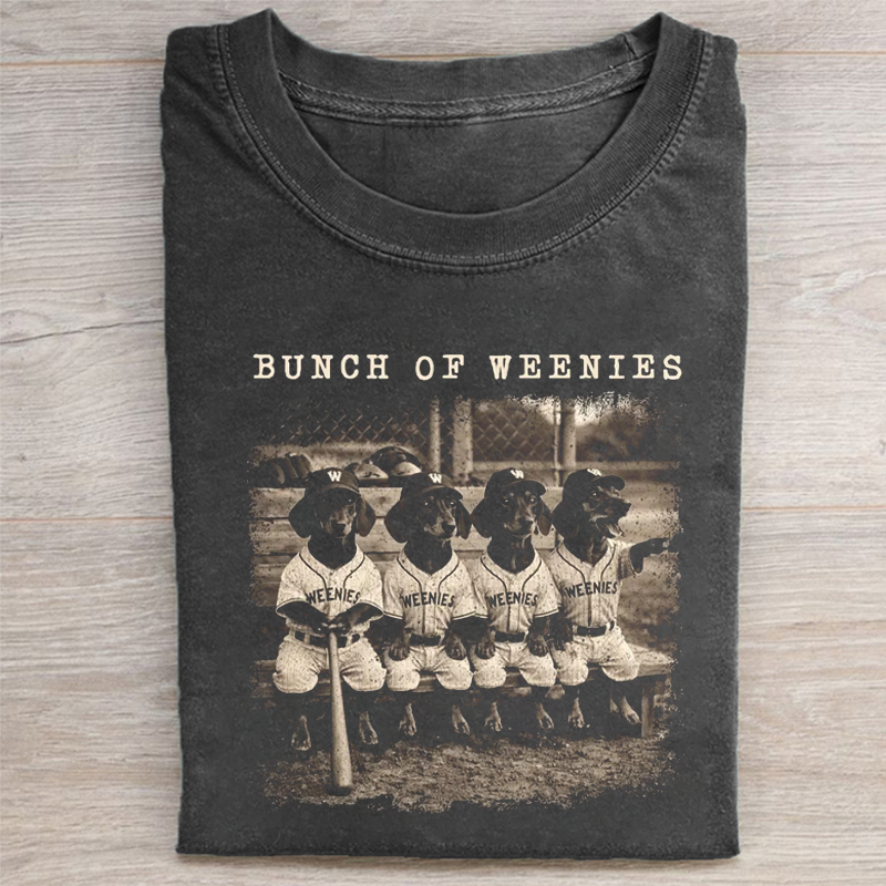 Funny Dachshund Baseball T-shirt