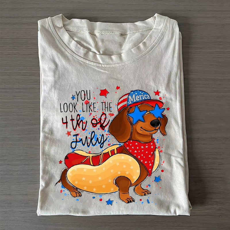 4th Of July Hot Dog T-shirt