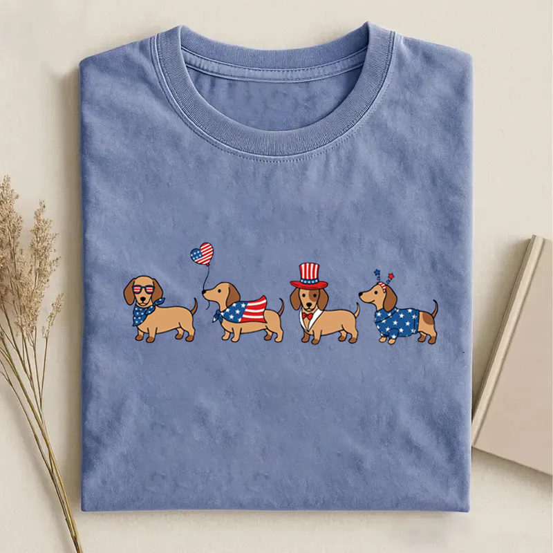 Patriotic Dachshund T-shirt