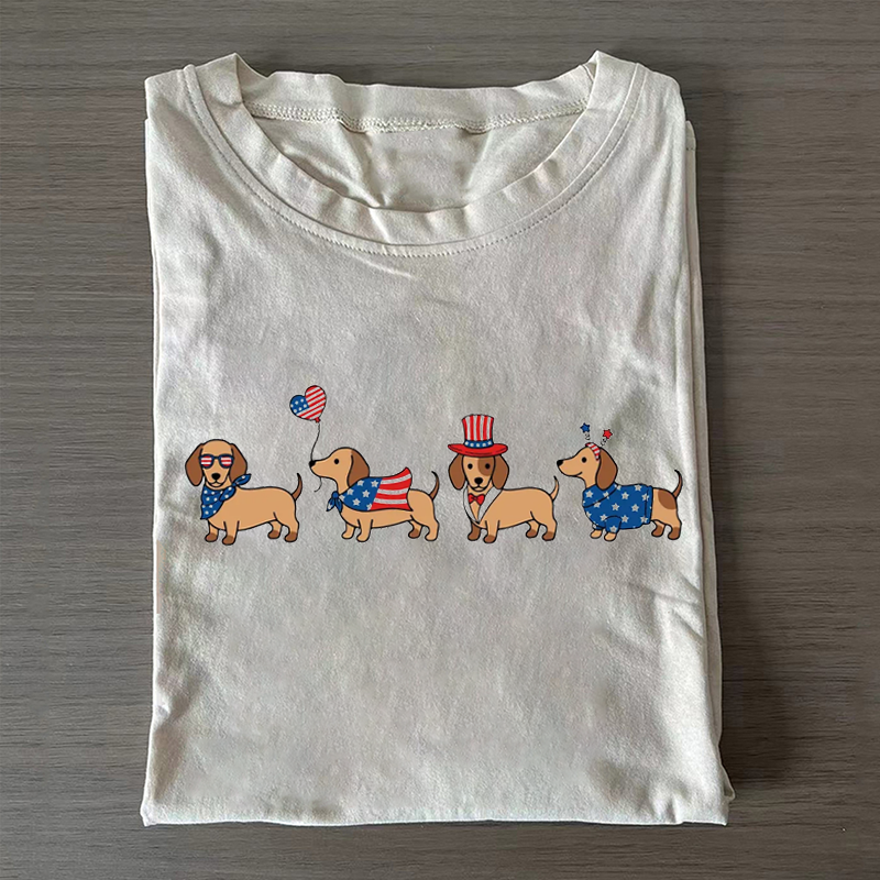 Patriotic Dachshund T-shirt
