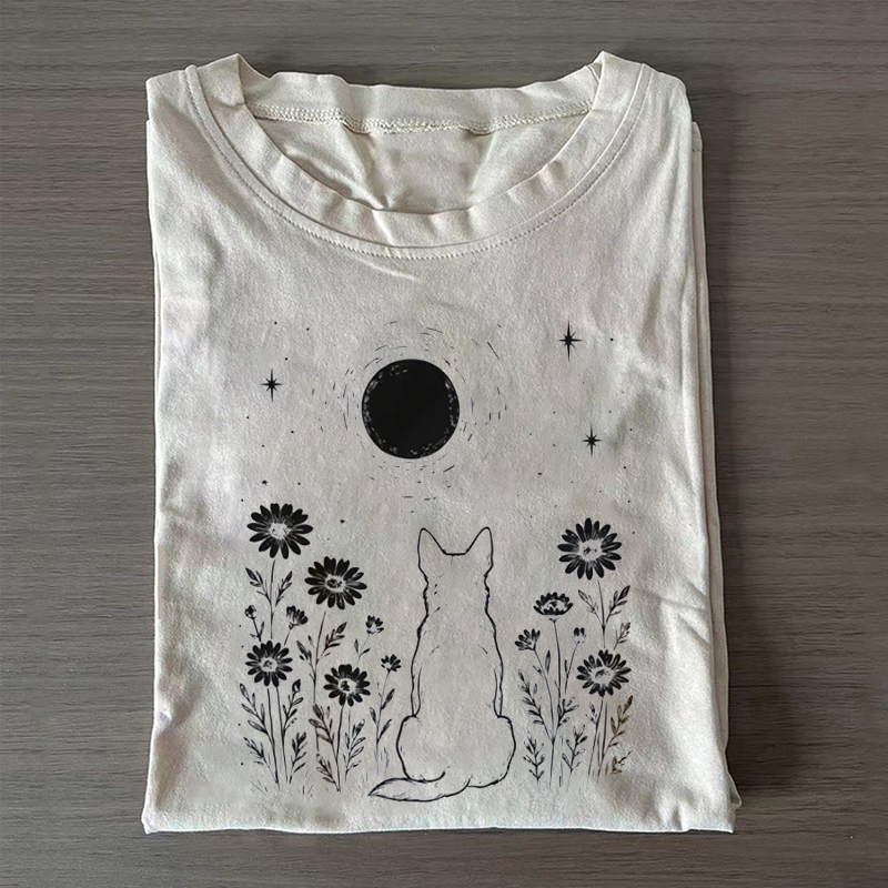 Australian Cattle Dog Moon T-shirt