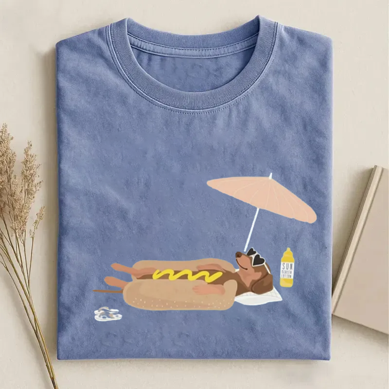 Funny Summer Hot Dog T-shirt