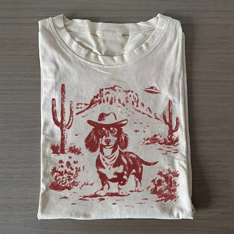 Cowboy Dachshund T-shirt
