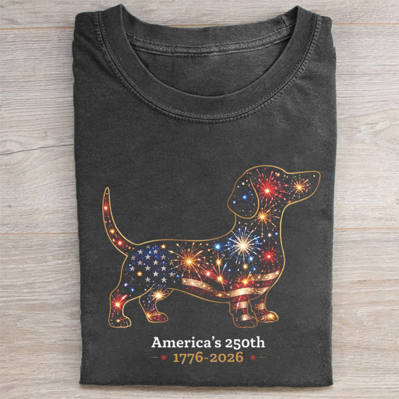 Dachshund America’s 250th T-shirt