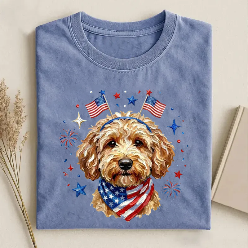 USA Goldendoodle Dog T-shirt