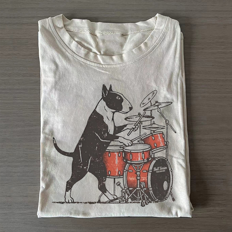 Bull Terrier Rock T-shirt