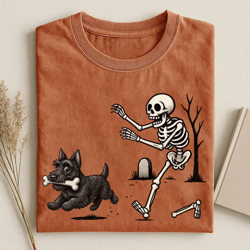 Funny Halloween Scottish Terrier T-shirt