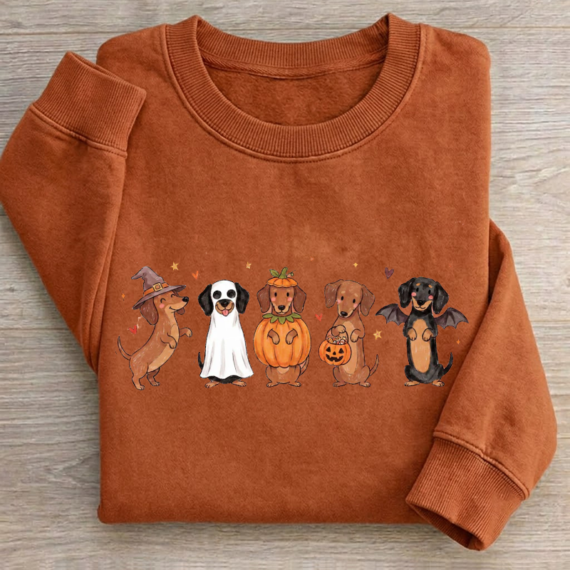 Halloween Dachshund Sweatshirt