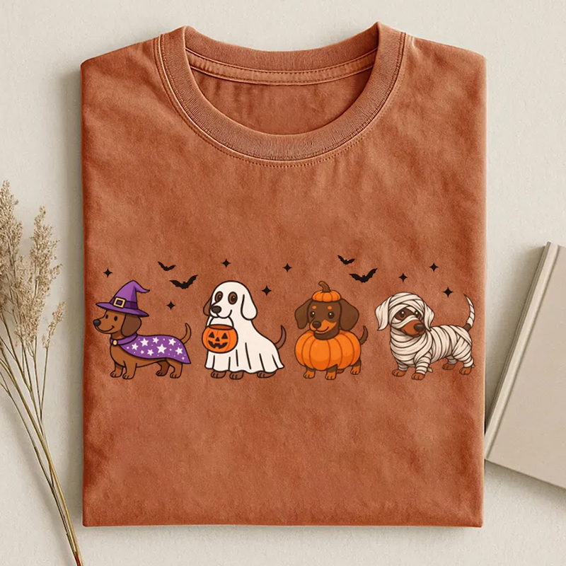 Halloween Dachshund T-shirt