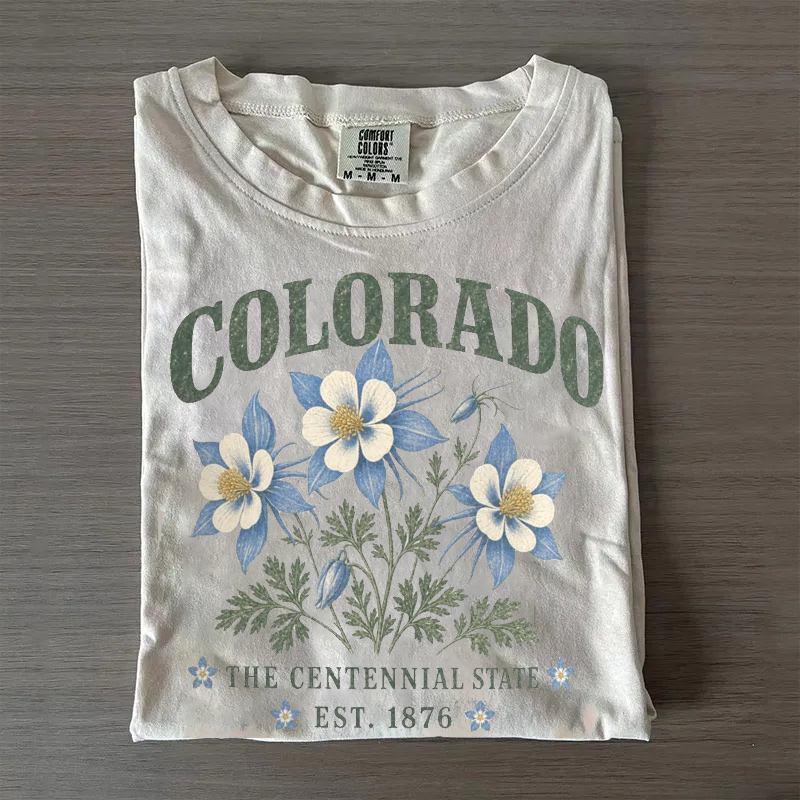 Columbine Flower Shirt