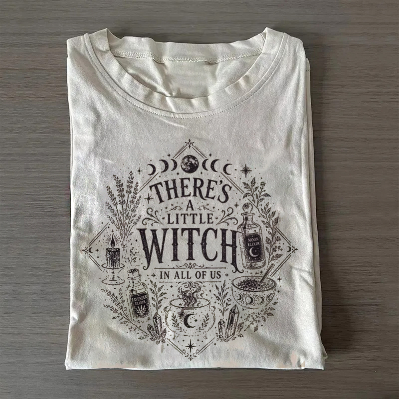 There's a Little Witch In All of Us Halloween Tshirt