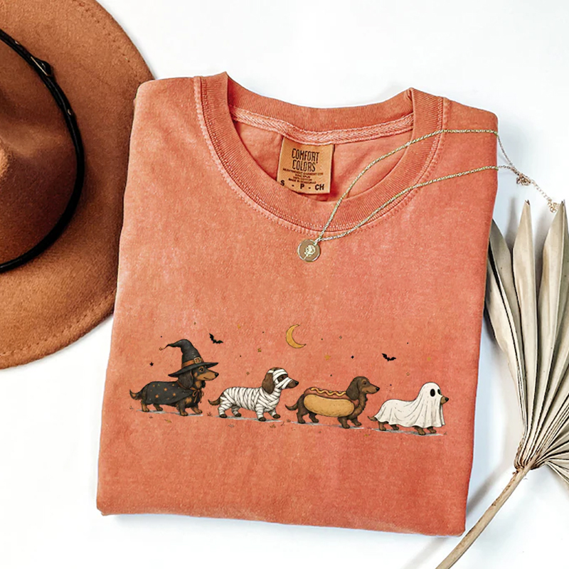 Halloween Dachshund Tshirt