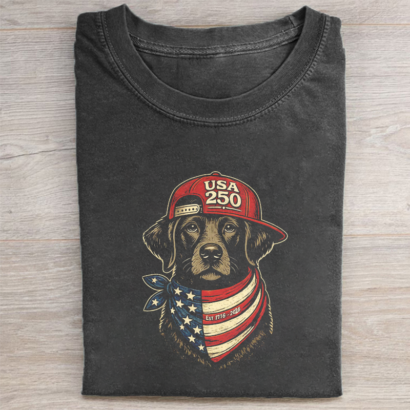 Patriotic Labrador T-shirt