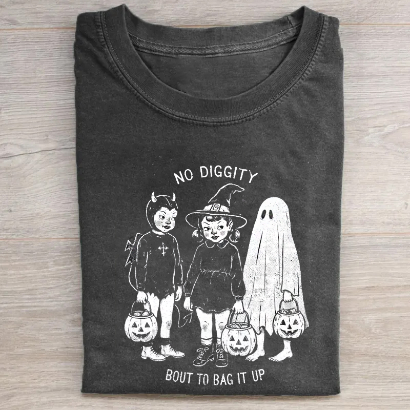 No Diggity Halloween Tshirt