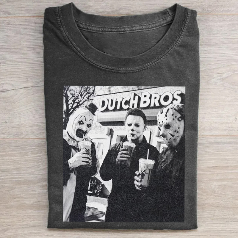 Slasher Coffee Club Halloween Tshirt