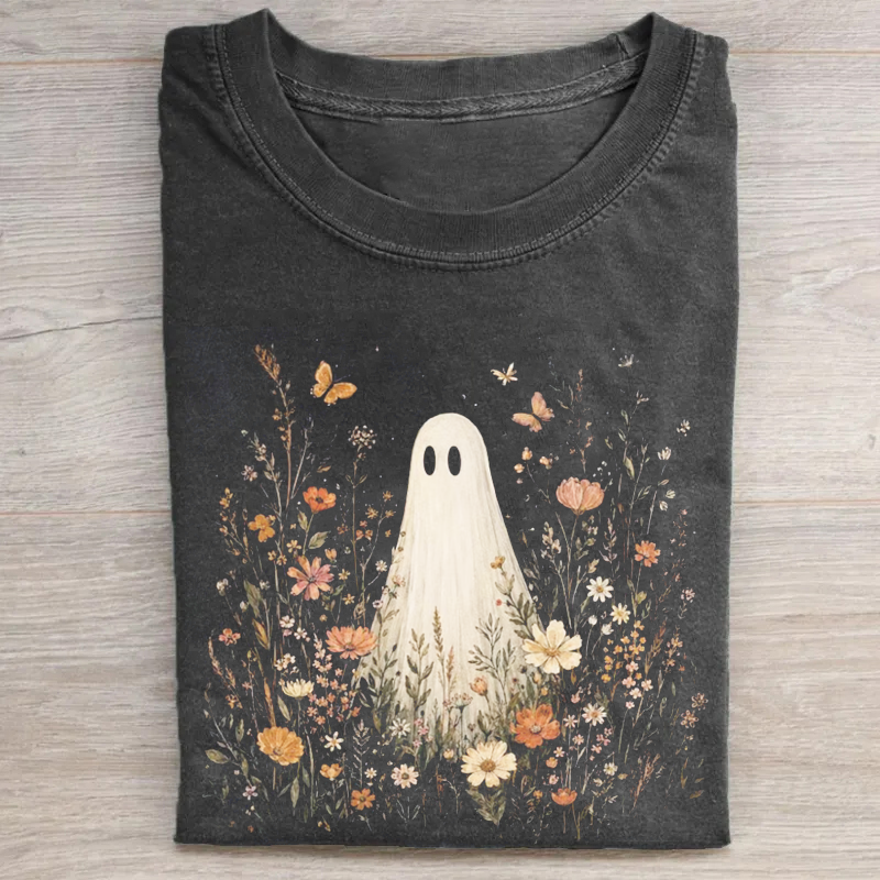 Wildflowers Ghost Halloween Tshirt