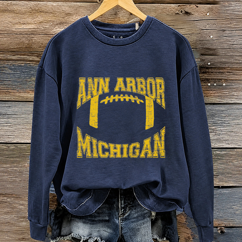 Michigan Wolverines Football Fan Sweatshirt