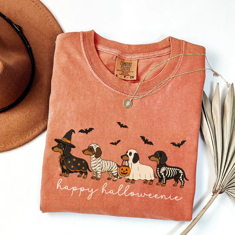 Dachshund Halloween Tshirt