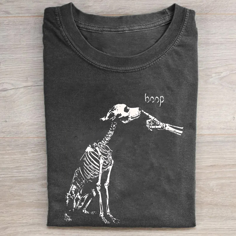 Dog Skeleton Halloween Tshirt