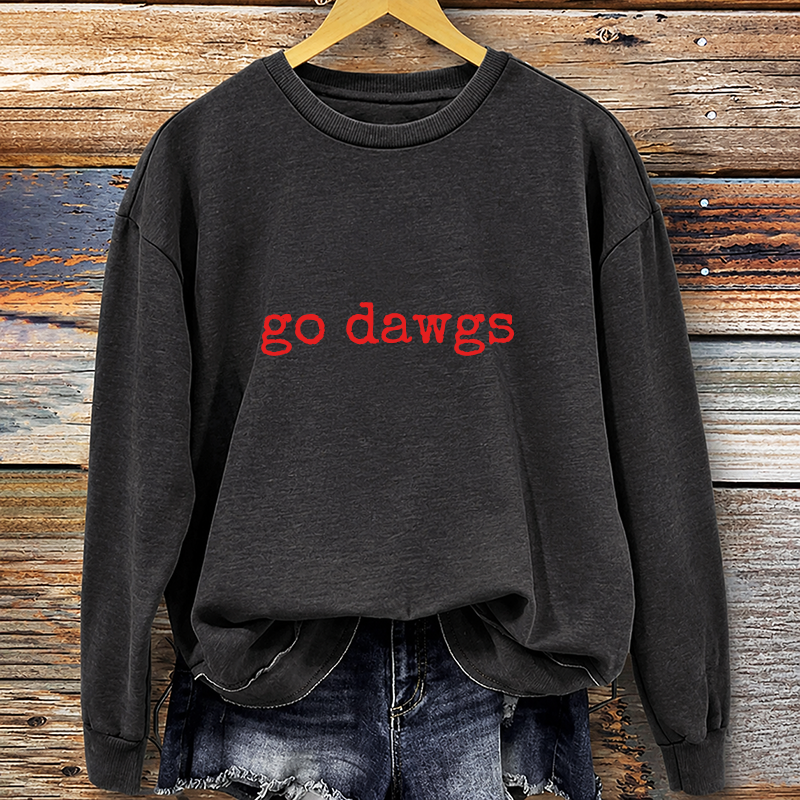 Go Dawgs Football Fan Sweatshirt