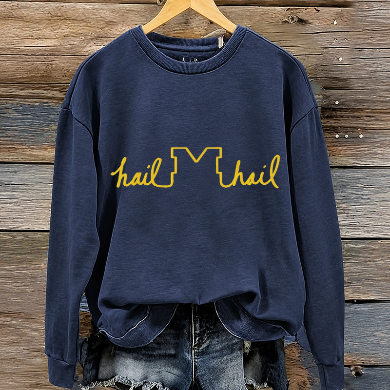 Michigan Wolverines Football Fan Sweatshirt