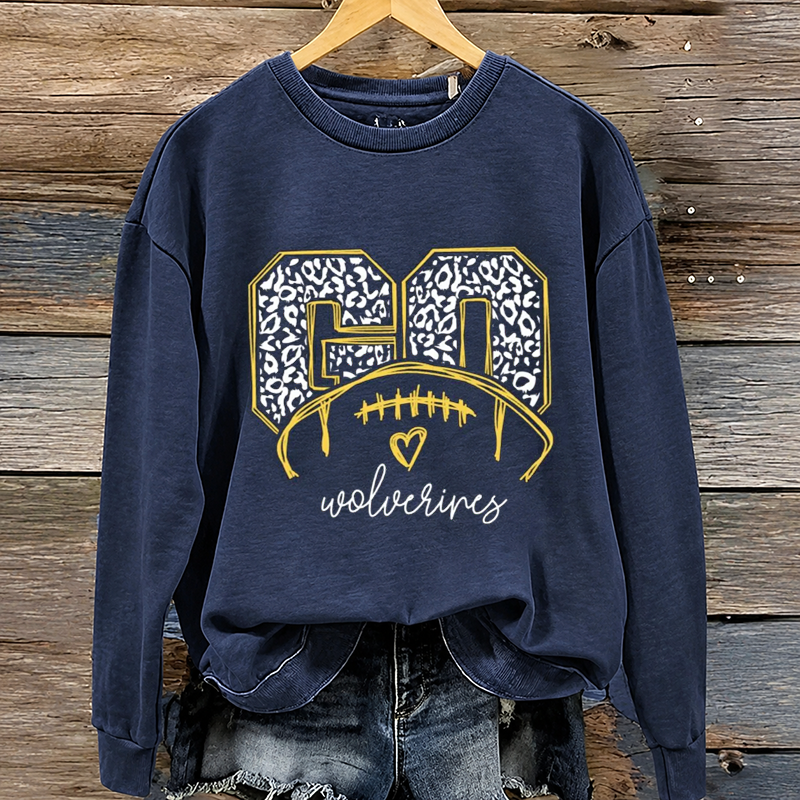 Michigan Wolverines Football Fan Sweatshirt