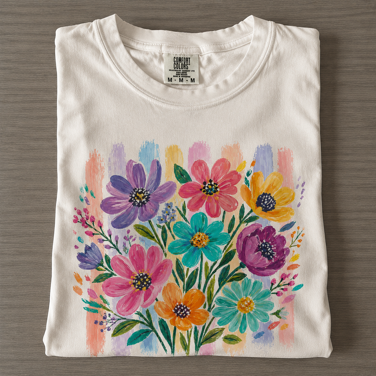 Daisy Brushstroke Floral Shirt