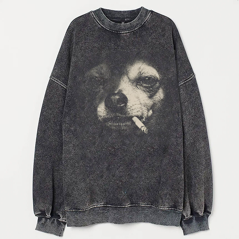 Smoking Chihuahua Sweatshirt