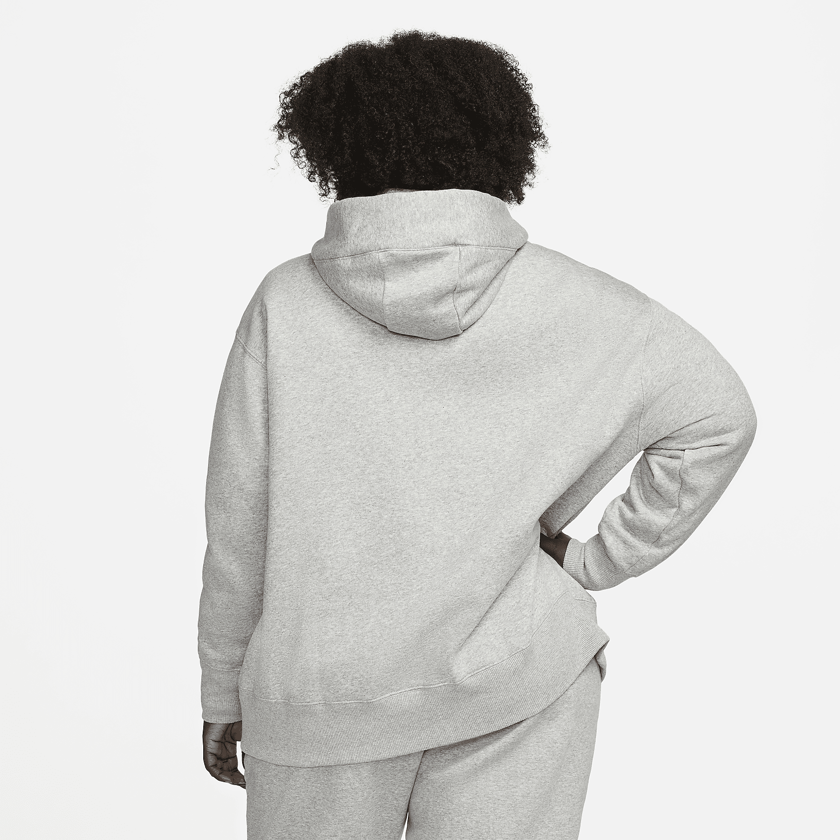Sportswear Fleece - Women's Oversized Full-Zip Hoodie (Plus Size)