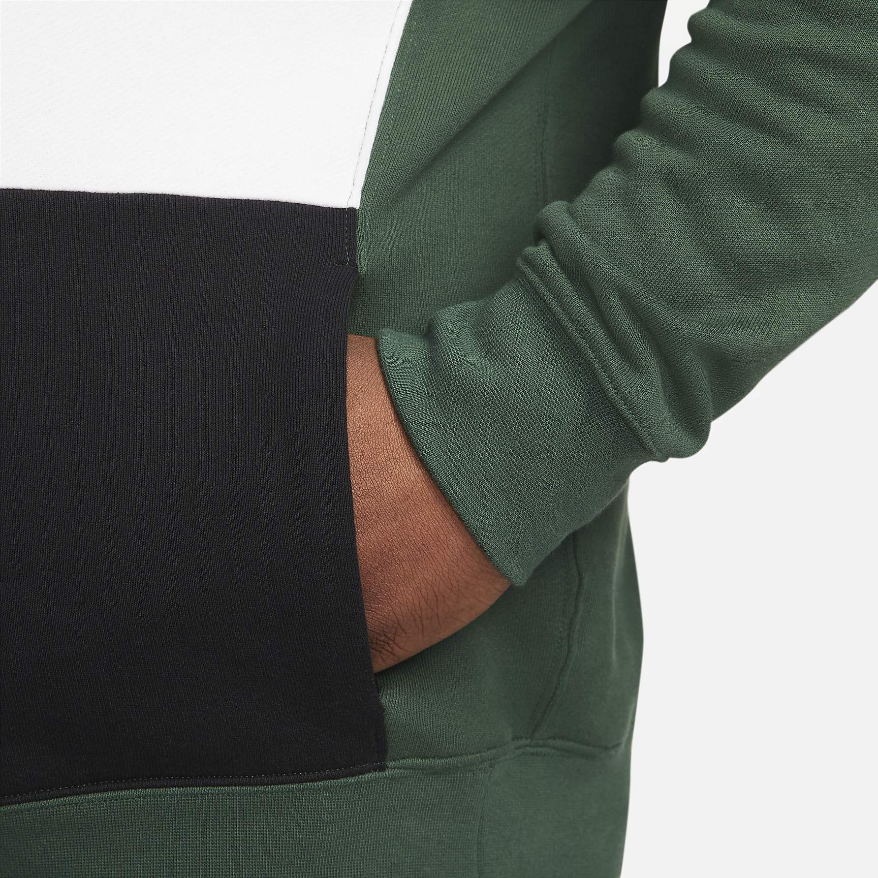 Men's Color-Blocked Hoodie