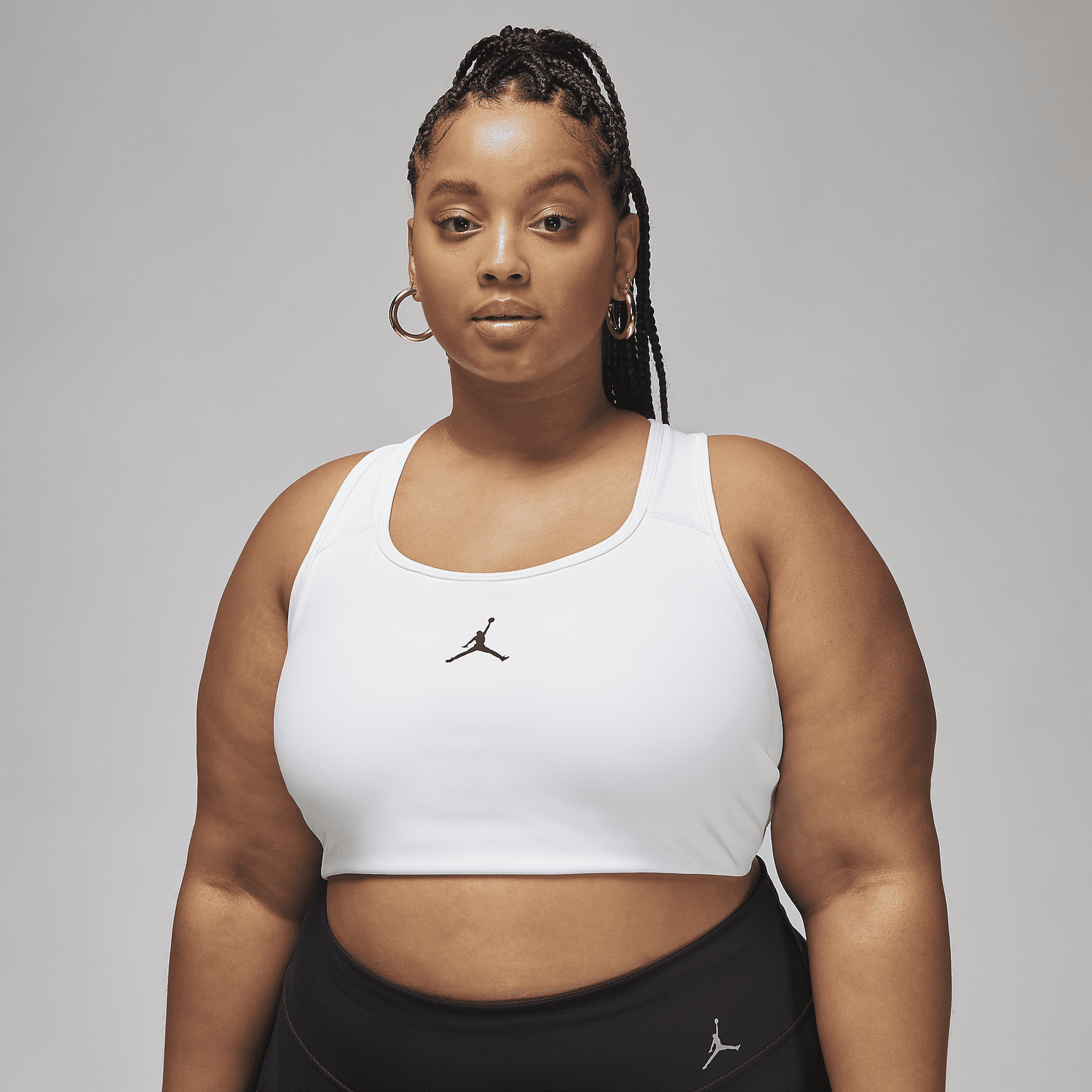 Jumpman - Women's Medium-Support 1-Piece Pad Sports Bra (Plus Size)