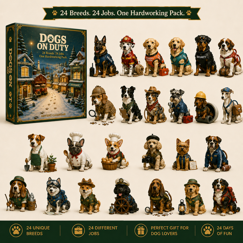 Dogs on Duty 24 Breeds and 24 Jobs Dog Advent Calendar