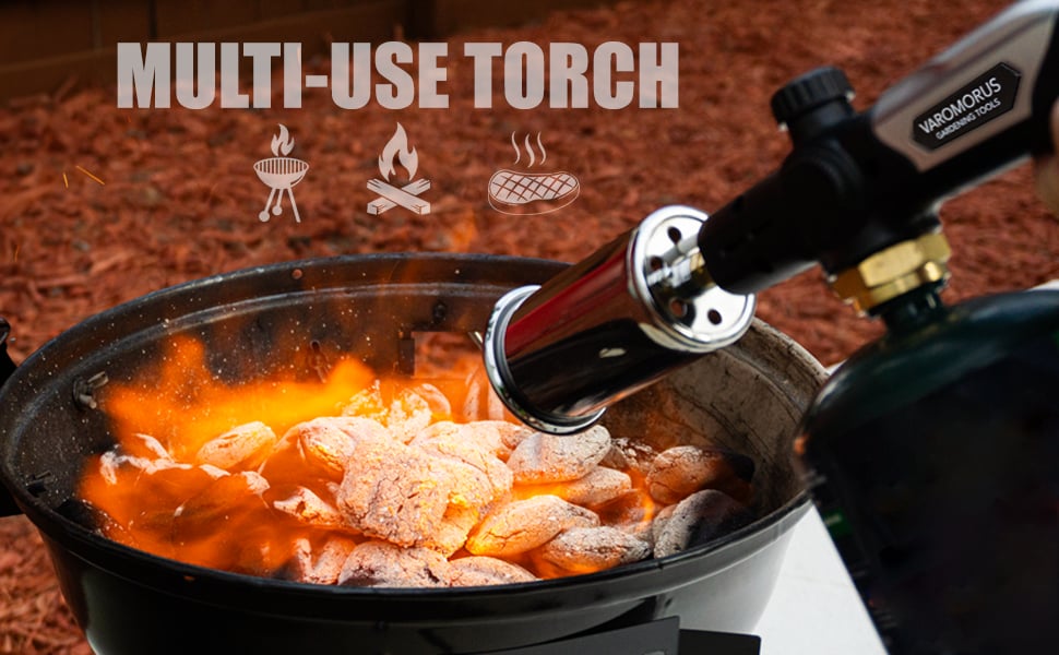 varomorus cooking torch kitchen blow torch grill gun charcoal starters lighter for grill 