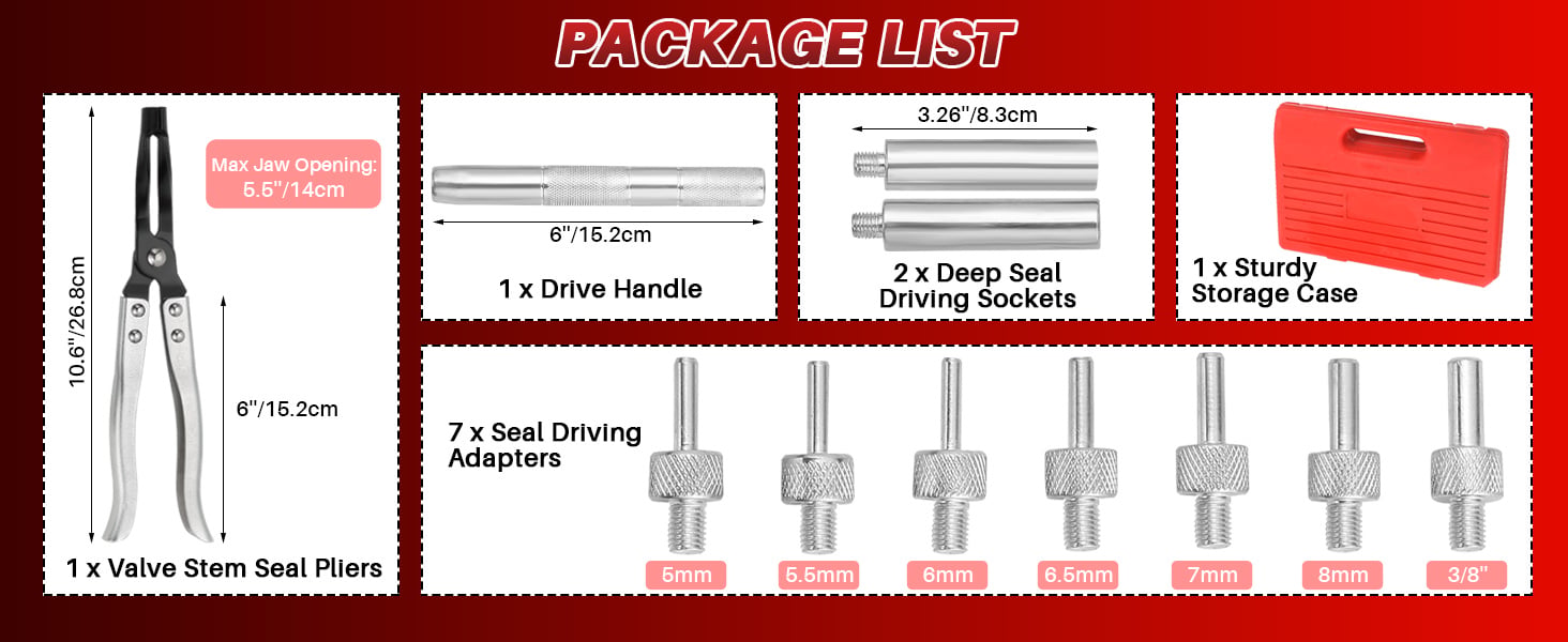  Valve Stem Seal Remover and Installer