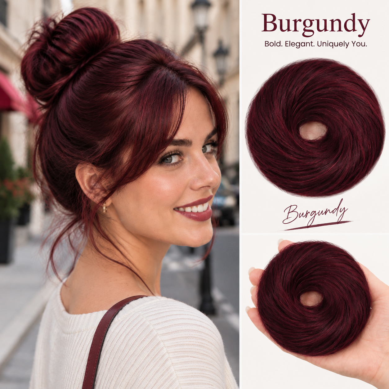 🏆 Last Day Special Price $17.99 ! 🔥✨ Create a Chic Messy Bun in Seconds 💖