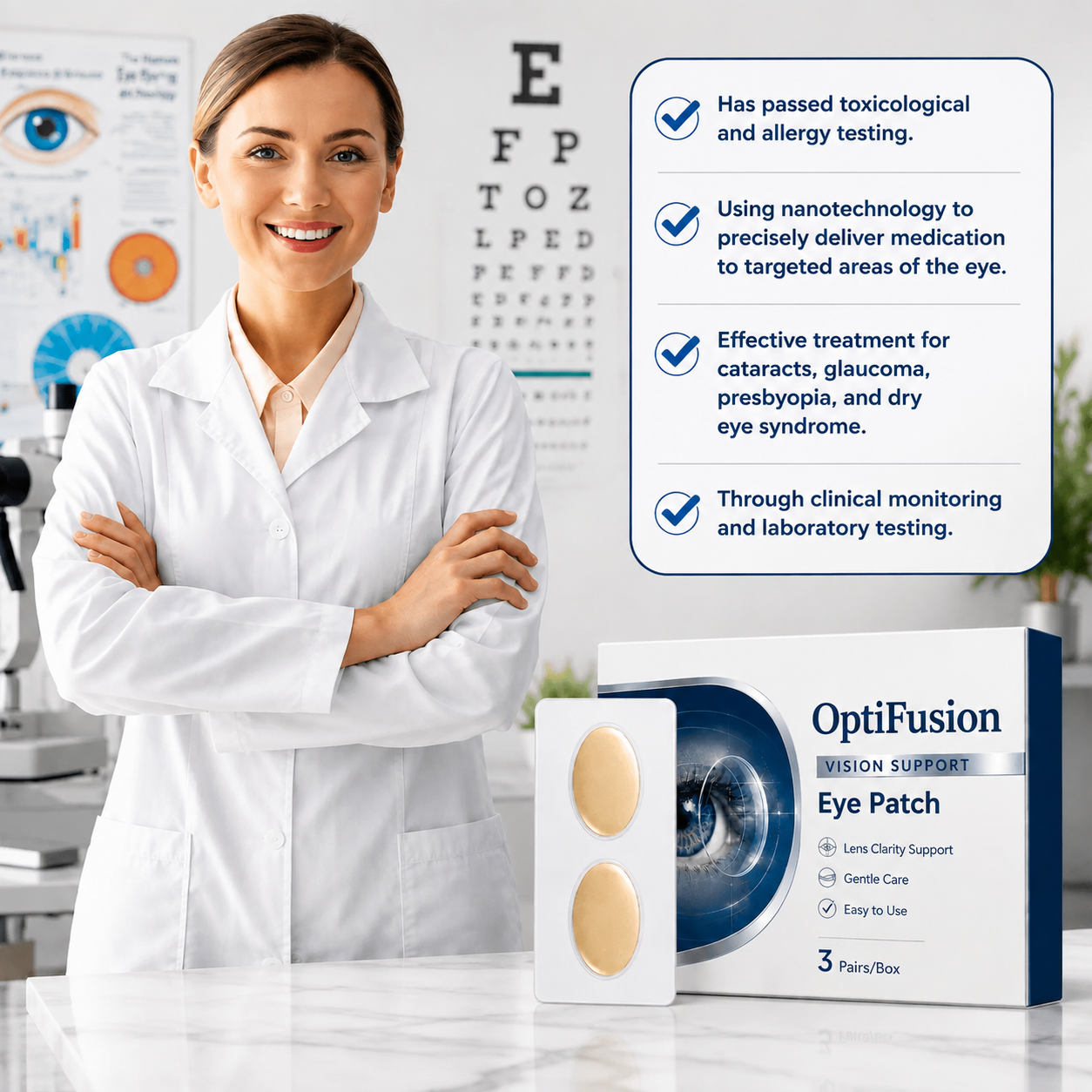 OptiFusion Vision Support Eye Patch
