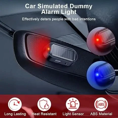 🚗 Cartivoe™ Solar Smart Car Warning Light – Wireless LED Security Indicator with Auto Light Sensor for Vehicle Protection