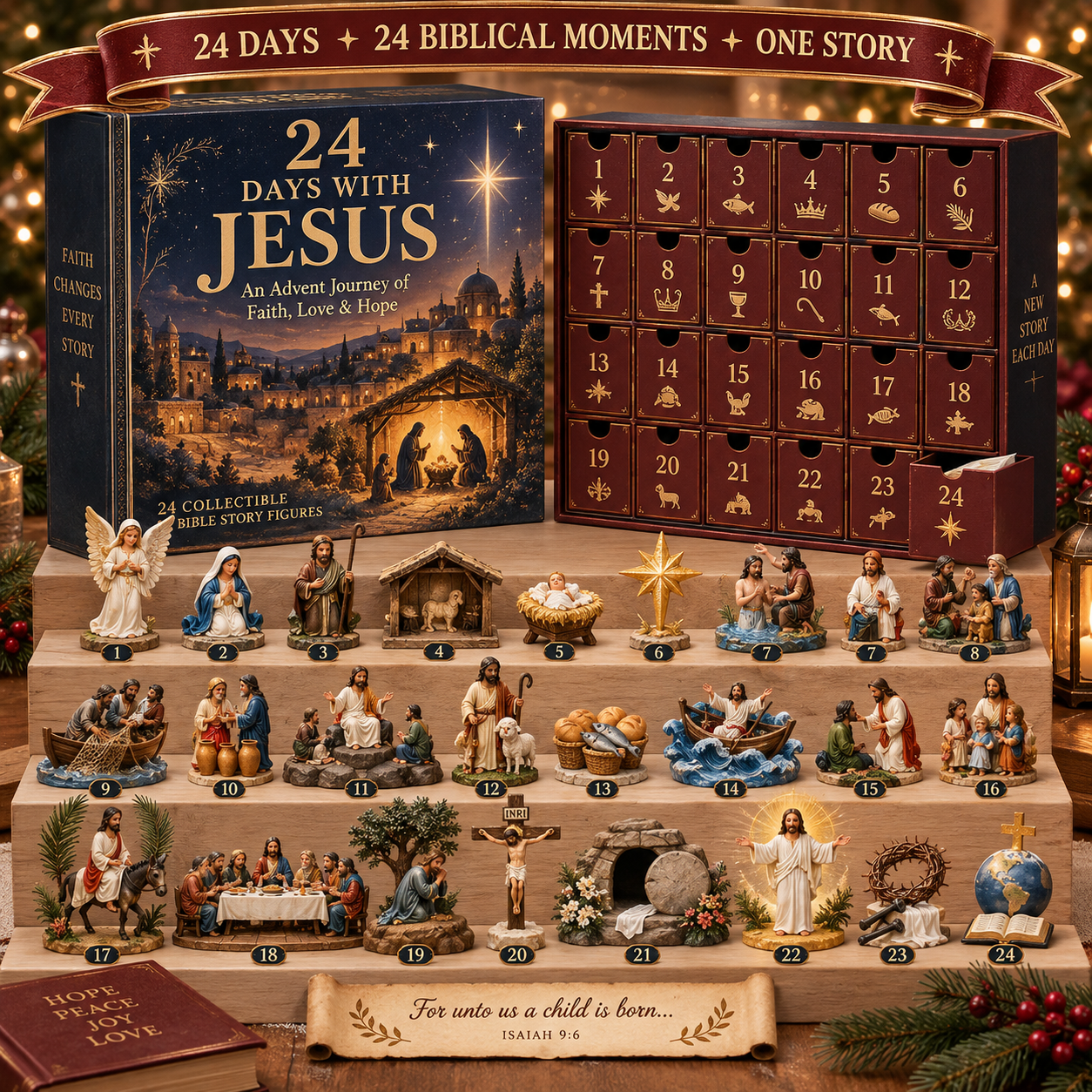 🔥24 Days. 24 Biblical Moments-One Story That Changed the World