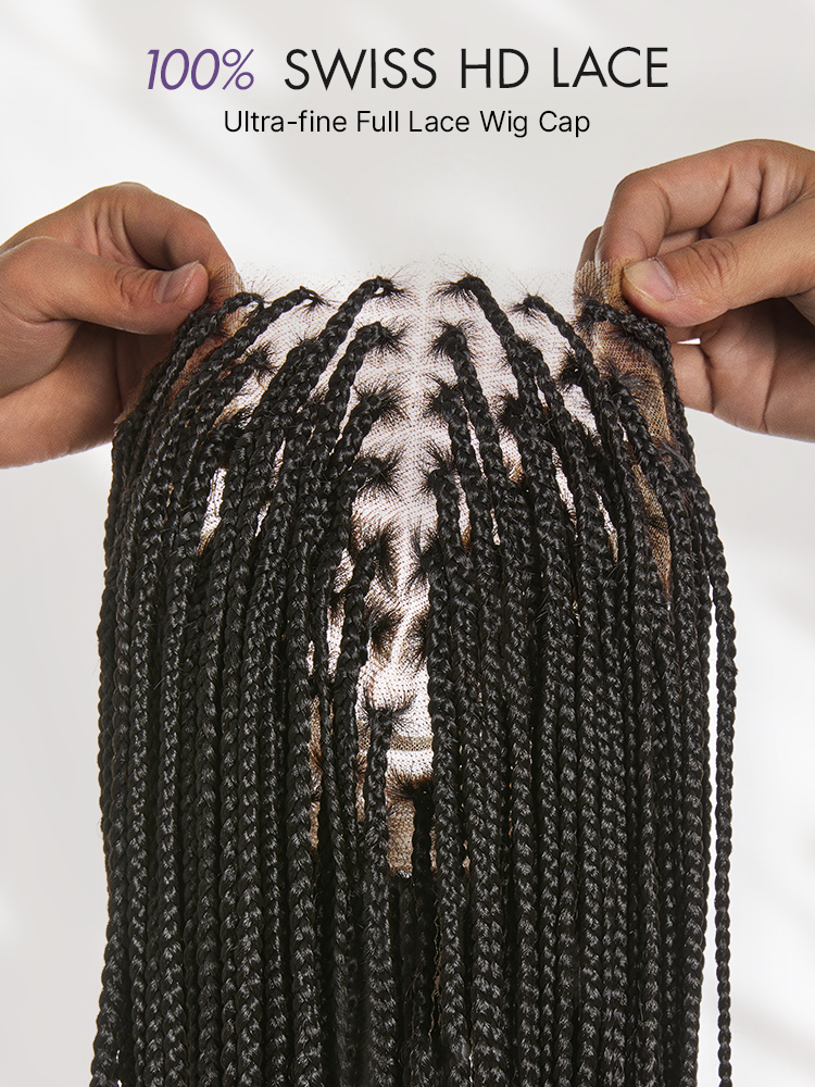 OwnScalp Salon Braids Super Natural Scalp Full HD Lace Knotless Box Braided Wig Flexi-Fit Invisi Drawstring Cap-15