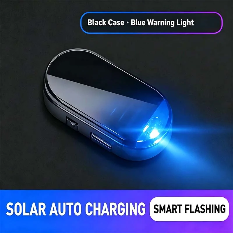 🚗 Cartivoe™ Solar Smart Car Warning Light – Wireless LED Security Indicator with Auto Light Sensor for Vehicle Protection